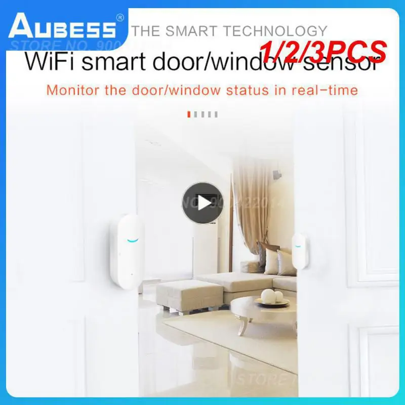 

1/2/3PCS WiFi Water Leakage Sensor Smart Home Water Leakage Detector Flood Alert Overflow Security Protection support SmartLife