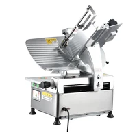 Stainless Steel Electric Vertical Commercial Automatic Cutting Machine Cheese Mutton Beef Ham Frozen Meat Slicing Slicer Machine 1