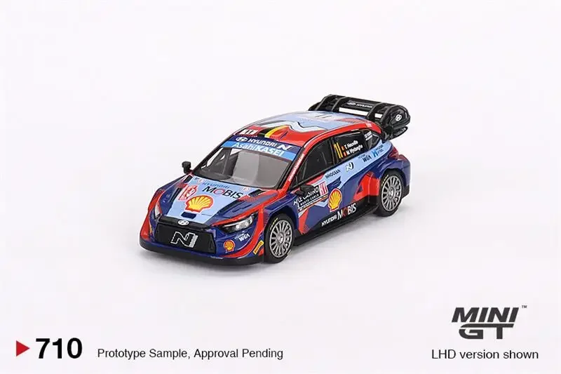 

PreSale MINI GT 1:64 Hyundai i20 N Rally1 2023 Rally LHD Die-Cast Car Model Collection Miniature