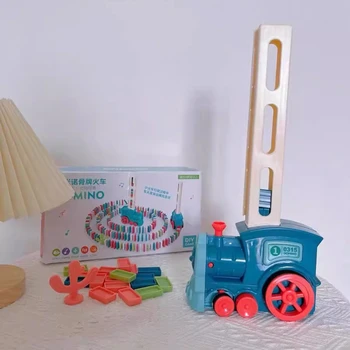 SoundLight Domino Train Set AutoPlacing Design Educational Track Toy STEM Gift for 5-12 Year Olds 1
