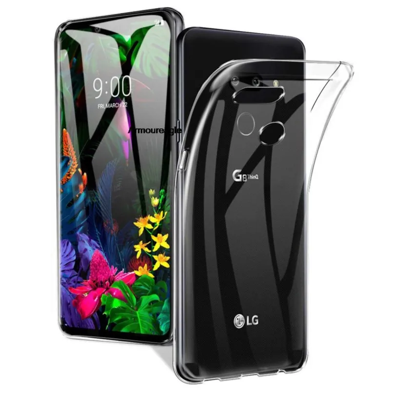 transparent tpu cover for lg g8 g8x thinq soft bumper case for lg g8