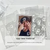 50Pcs Clear Photocard Sleeves INS Photocard Protector Bag Cute Bowknot Print Self-adhesive Opp Self Sealing Bag Card Sleeve Gift 4