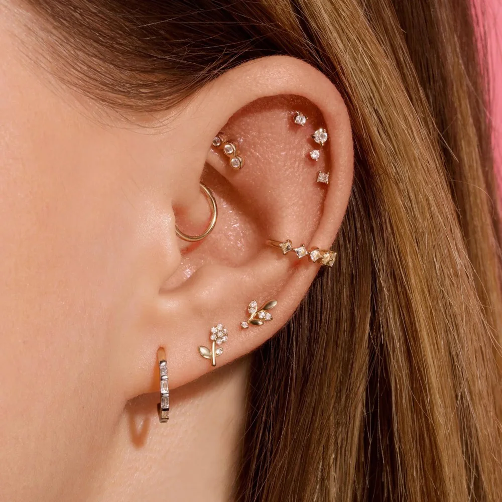 O inchaço leve é normal depois de quase uma semana? : r/piercing, image size:1000x1000