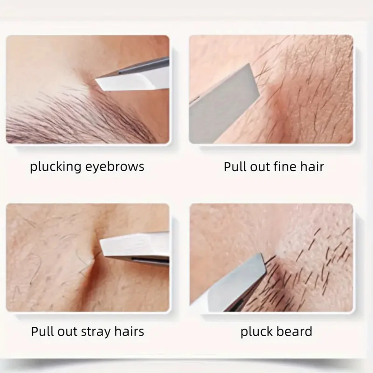 1/3/5/10PCS 고품질 스테인레스 스틸 눈썹 클립 제모 펜치 족집게 수염 제거 특수 비스듬한 입 클립 오렌지