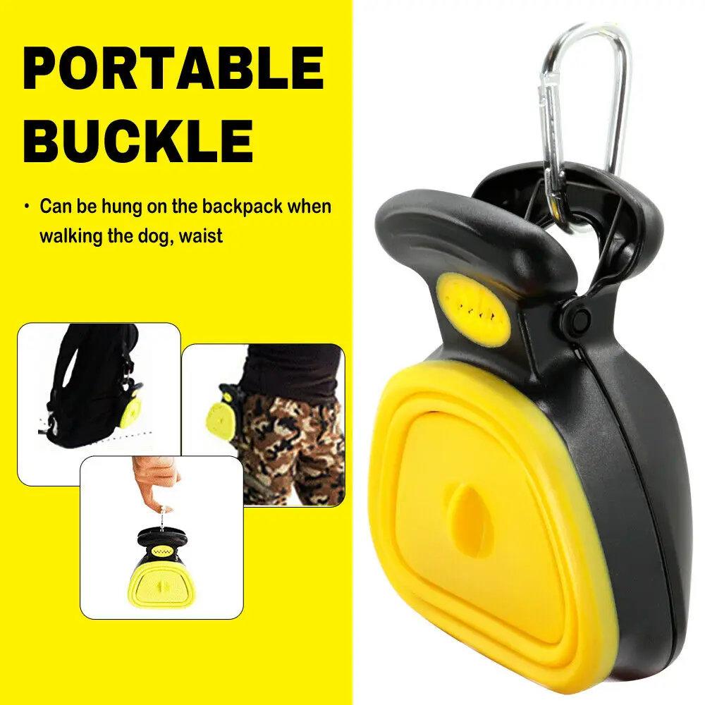 Pet Dog Travel Foldable Pooper Scooper With 1 Roll Bags