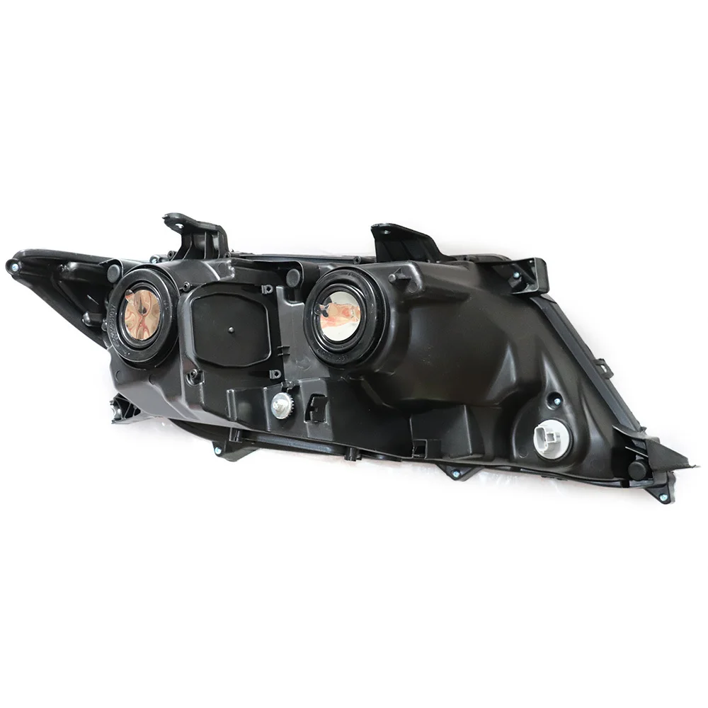 Pair Halogen Headlights Black Headlamps Fits 2009 2010 2011-2016 Toyota Venza 114-50933L, 114-50931R 3