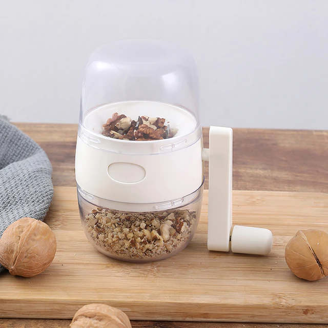 Manual Nut Grinder Multifunctional Dried Fruit Crusher Plastic