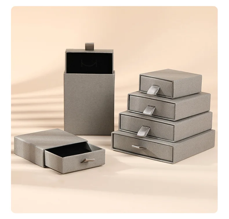 Confezione Da 2 Scatole Regalo Per Gioielli In Cartone 10x10x3.6 Cm Con Spugna, Rosa Chiaro - Portagioie Fai Da Te Per Orecchini E Collane
