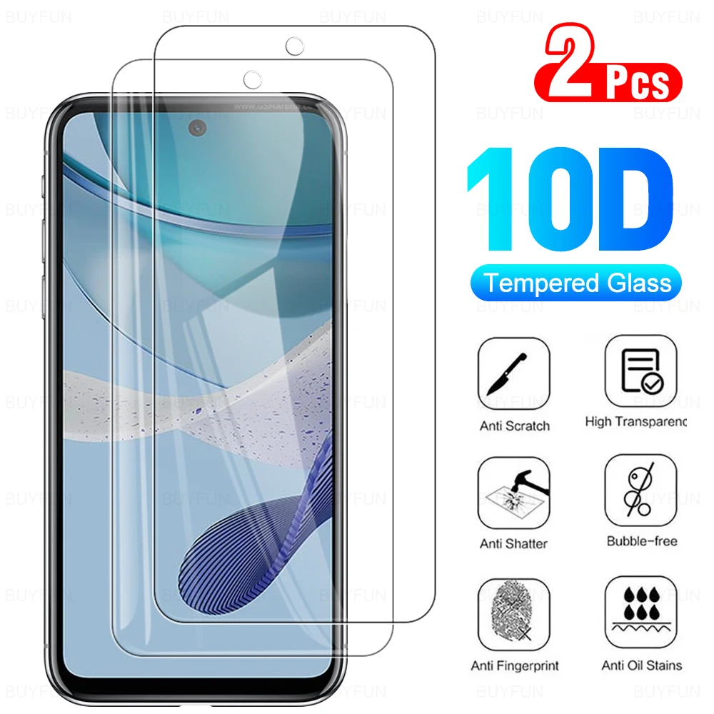 Custodia Protettiva In Pellicola 2 Pezzi Per Motorola Moto G53 Hd Vetro Temperato Per Motorola Moto G53 53G G5 3 Pellicola Salvaschermo Da 6.5 Pollici