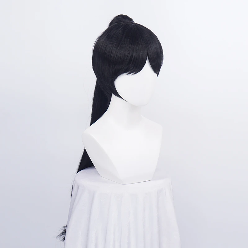 

Прекрасно! Суперзвезда! Лиелла! Черный парик для косплея Hazuki Ren, термостойкие синтетические волосы с чипом, хвост + шапочка для парика бесплатно