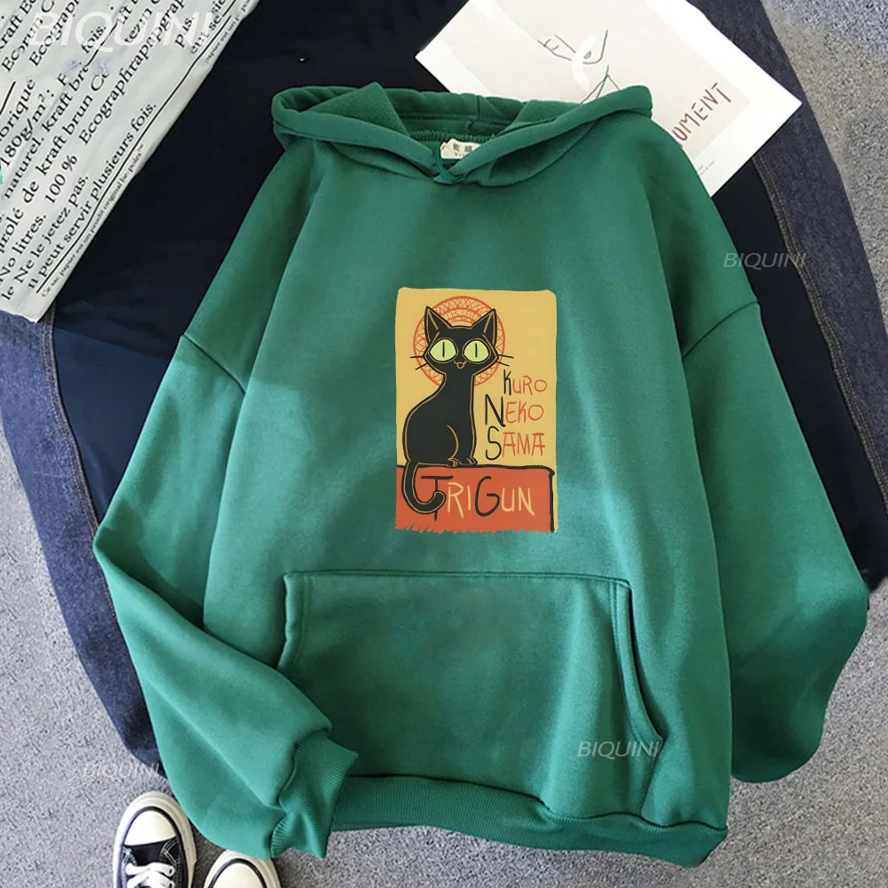 

Anime Trigun Stampede Graphic Printing Pullover Women Hoody Female Harajuku Hoodie Girls Top Spring Autumn Fashion Streetwear