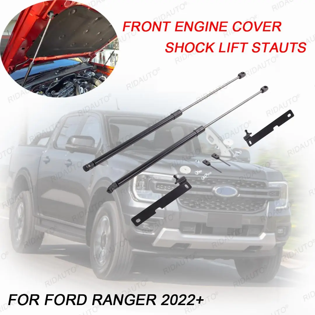 Gas Steel Front Bonnet Hood Strut Damper Lift Support for Ford Ranger Upgrades T9 Pickup Truck Accessories Australia