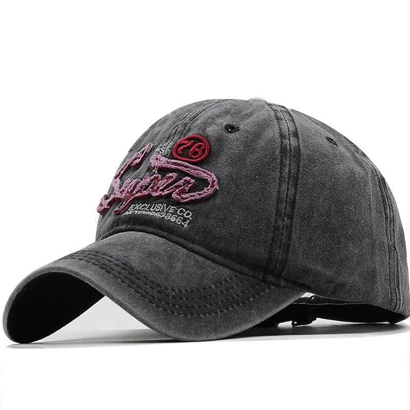 

Women's Men's Outdoor Cotton Cap High Quality Embroidered Unisex Fishing Baseball Caps Adjustable For Summer Male Hats