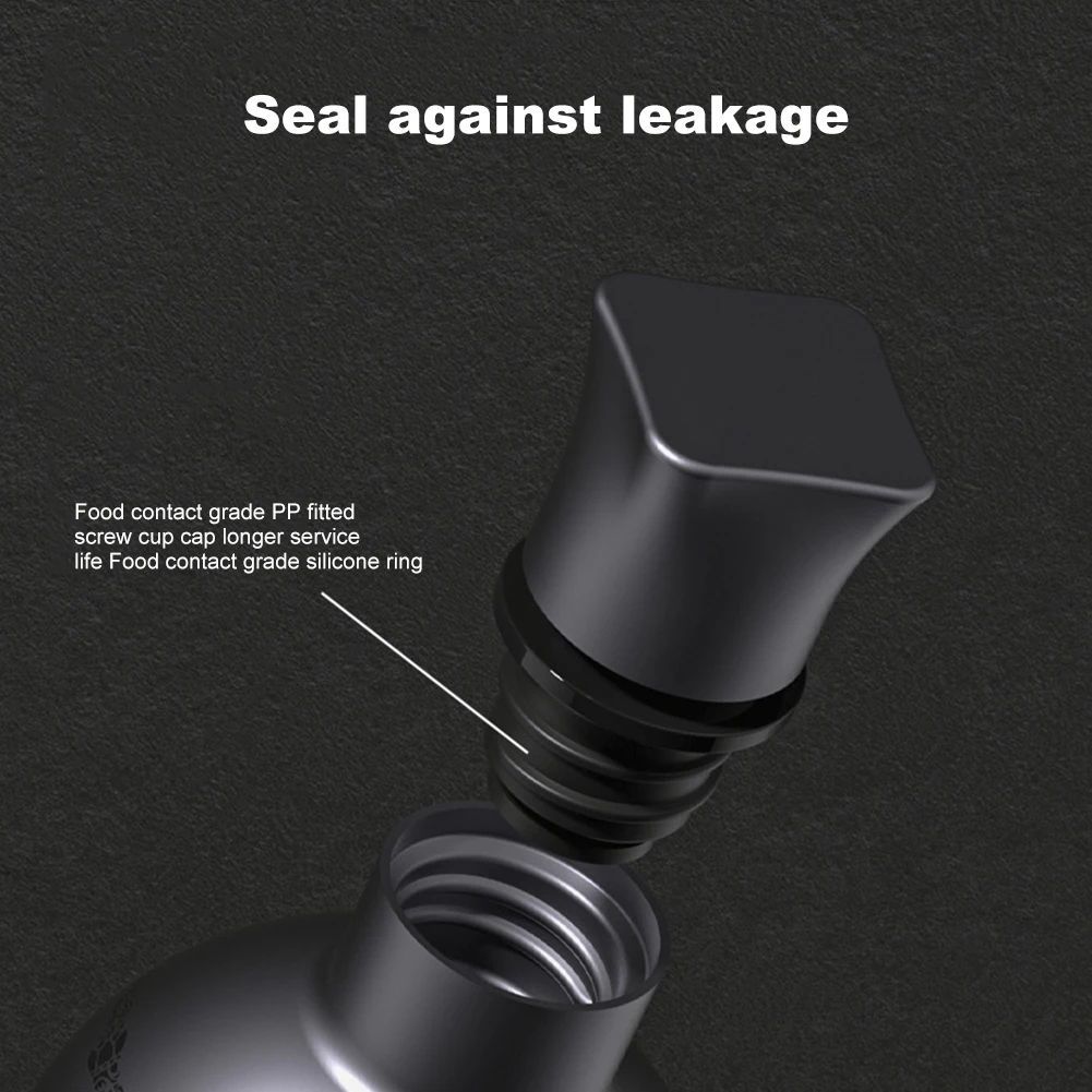500ml Gourd Water Bottle Stainless Steel Wu Kong Water Kettle Leakproof Retro Style Water Bottle for Cold Hot Beverages: 3 - 5 Days Free Delivery Only UK