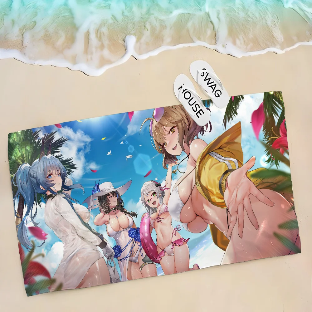 1pc NIKKE The Goddess Of Victory Alice Towel Microfiber Beach Towel Quick Dry Kids Beach Blanket Soft Unisex Camping Pool Towel 6