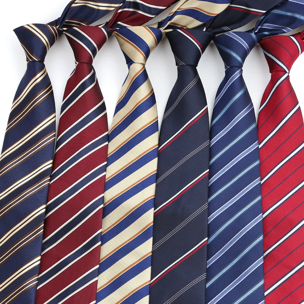 

Men's Ties Luxury Neck Ties 8cm 3.15" Striped Classic Necktie For Men Neckwear Formal Business Wedding Party Gravata Gift