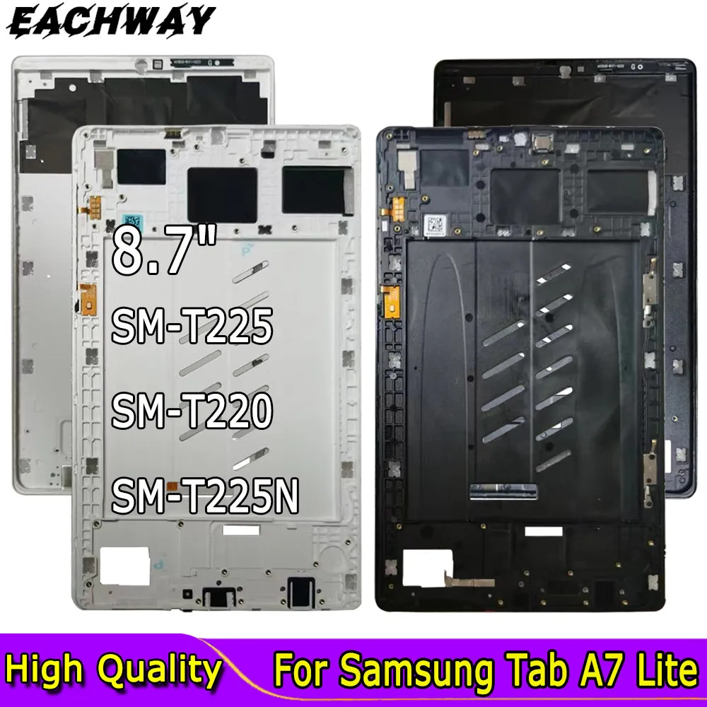 

For Samsung Galaxy Tab A7 Lite SM-T225 SM-T220 SM-T225N A7Lite T220 T225 Media Case Front Frame Screen Frame Middle Bezel Frame