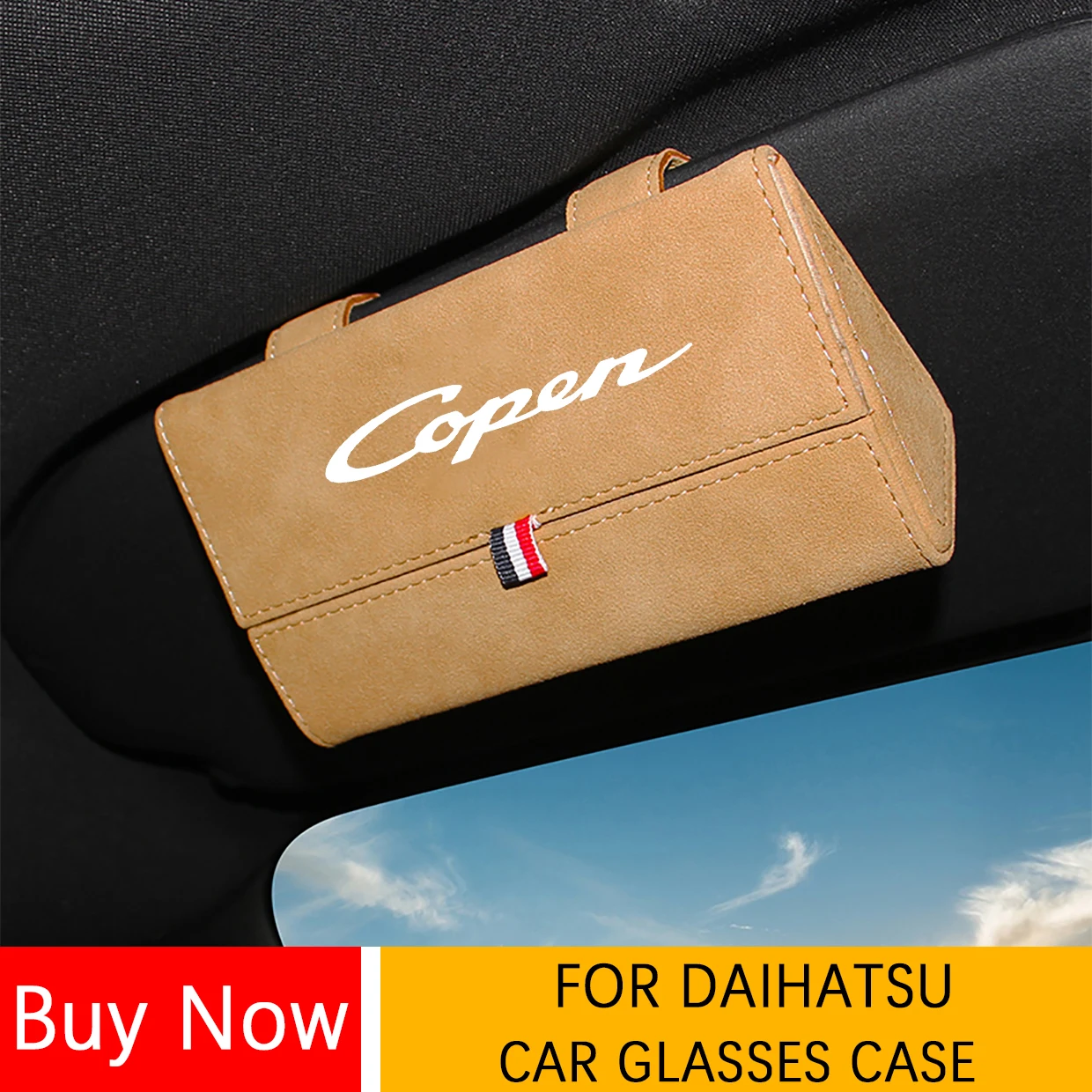 Per Daihatsu Terios Move Mira Cuore Copen Ayla Altis Xenia Sigra Feroza Car Sun Visor Occhiali Custodia Auto Organizer Scatola Di Immagazzinaggio