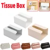 Wall-mounted Tissue Box Napkin Holders Self-adhesive Paper Towel Case Punch Free Removable Paper Box Space-saving Waterproof 1