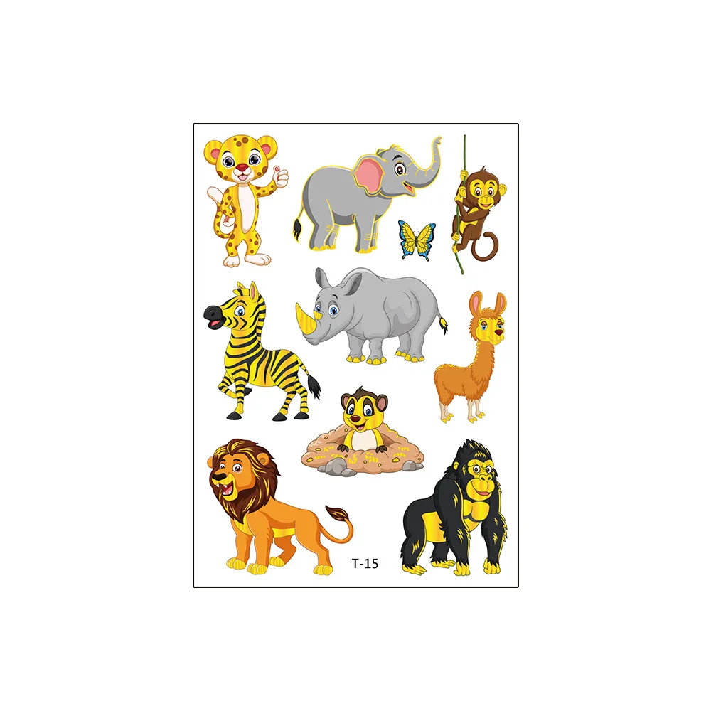 Lion with Crown Temporary Tattoo Sticker - OhMyTat