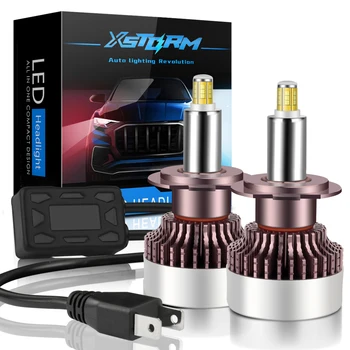 Canbus 자동차 램프, H7 HB3 9005 H1 H11 6000K HB4 9006 Led Hir2 9012 헤드라이트 안개등 Led 조명 25000LM 12V 24V