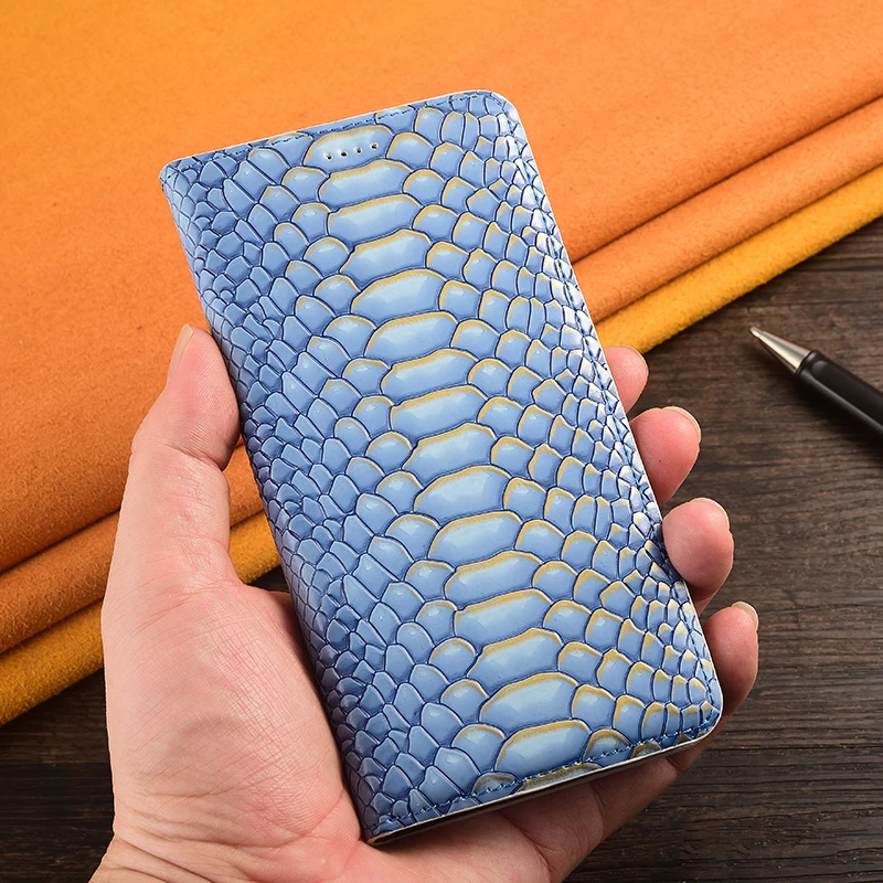 Leather Wallet Phone Case with Magnetic Flip Cover