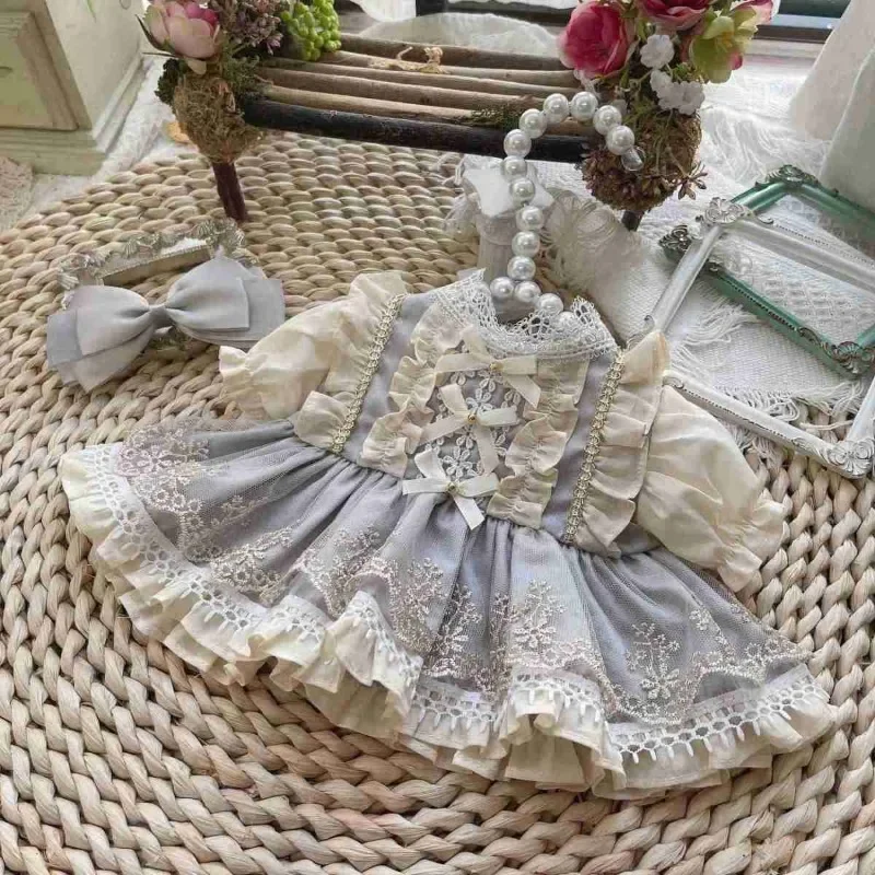 Retro style 20cm cotton doll clothes 5