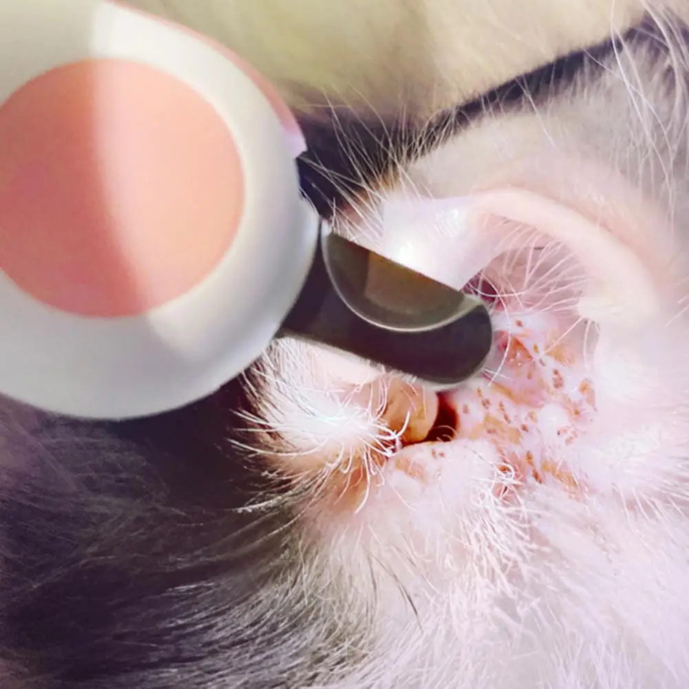 Pet Nail Clippers With Safety Lock Lighted Nail Trimmer For Cats Dogs Rabbits Professional Grooming Tool Scissors With LED Light