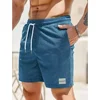 Men's Corduroy Shorts Labeled Summer Beach Short Pants Men Baggy Loose Basketball Shorts Casual Sweatpants Male 5