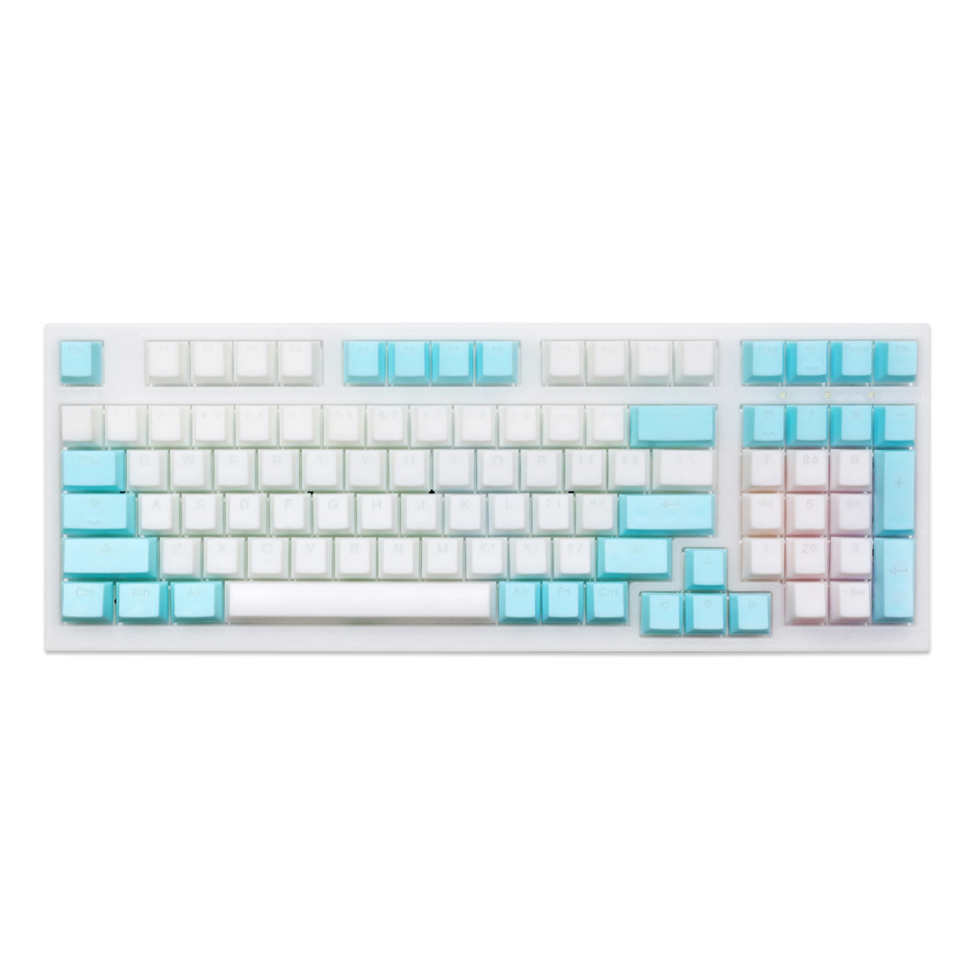 Taihao Perfil Cúbico Nana de Coco Translúcido Backlit Doubleshot Keycaps para Faça Você Mesmo Gaming Teclado Mecânico Oem Perfil
