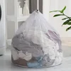 Large Washing Bag Mesh Laundry Bag Organizer Drawstring Storage Bag for Clothes Washing Machine Bags Clothes Socks Mesh Wash Bag 6