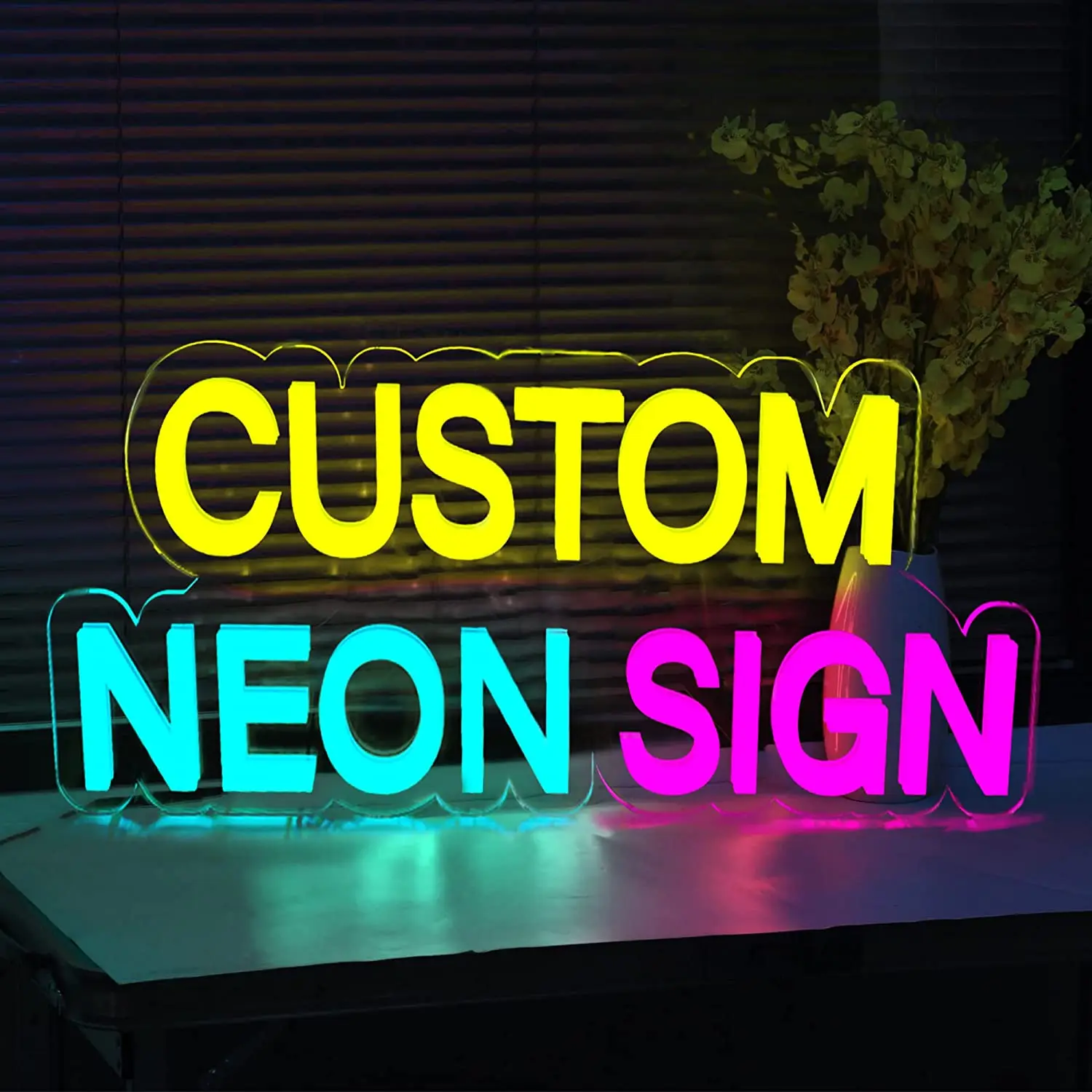 CustomNeonSignsWallDecorLEDSignPersonalizedDesignNeonSign