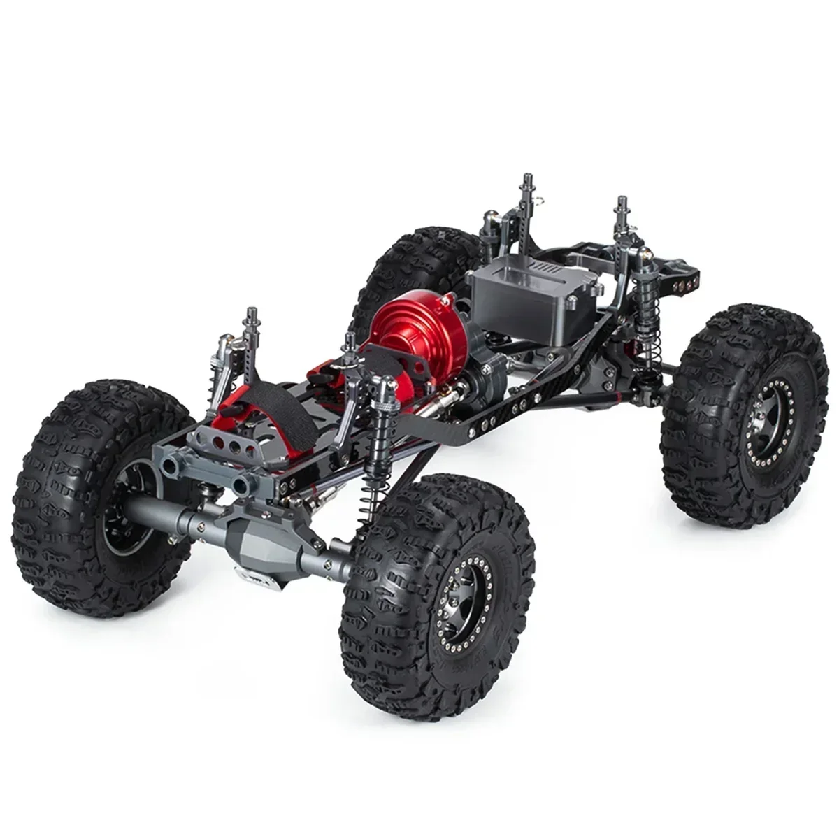 アキシャル scx10シャーシ 1/10 RC Crawler Chassis with 4.3mm Carbon Fibre Rails