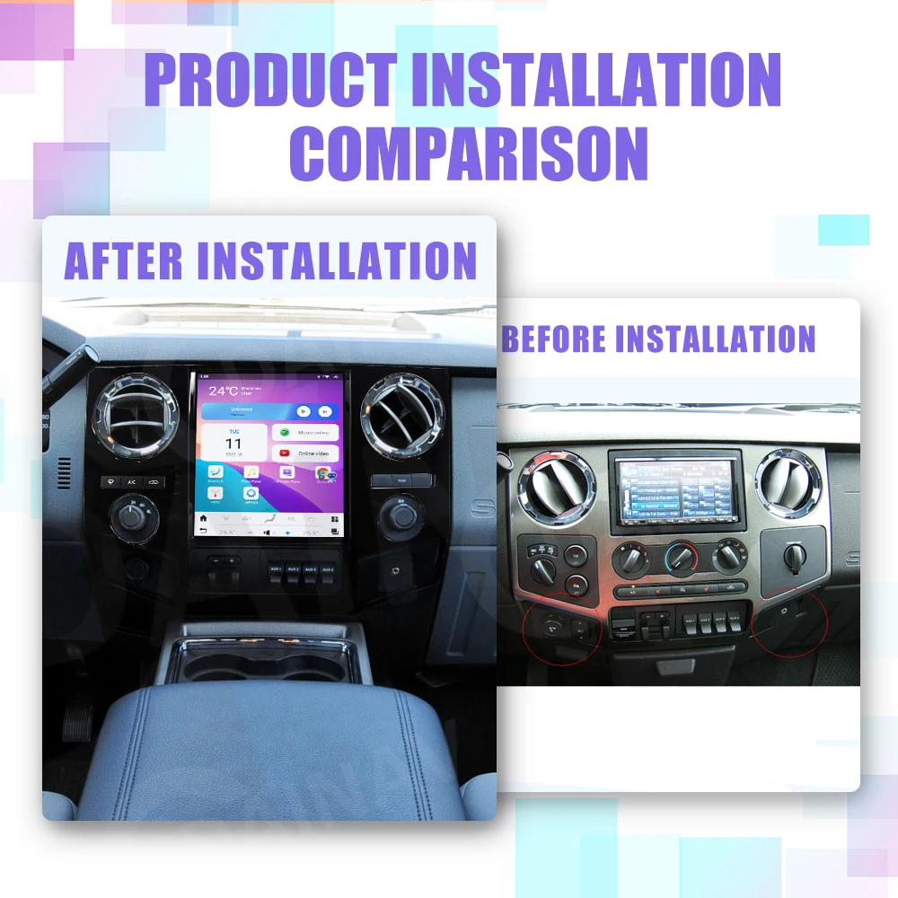 

Android 11 Auto Car Radio For Ford F250 F350 2009 2010 2011 2012-2014 GPS Navigation Multimedia Player Stereo Unit Dual System