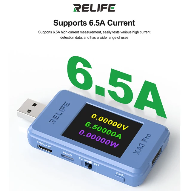 تستر شحن ذكي RELIFE XA3 Pro (USB) 4