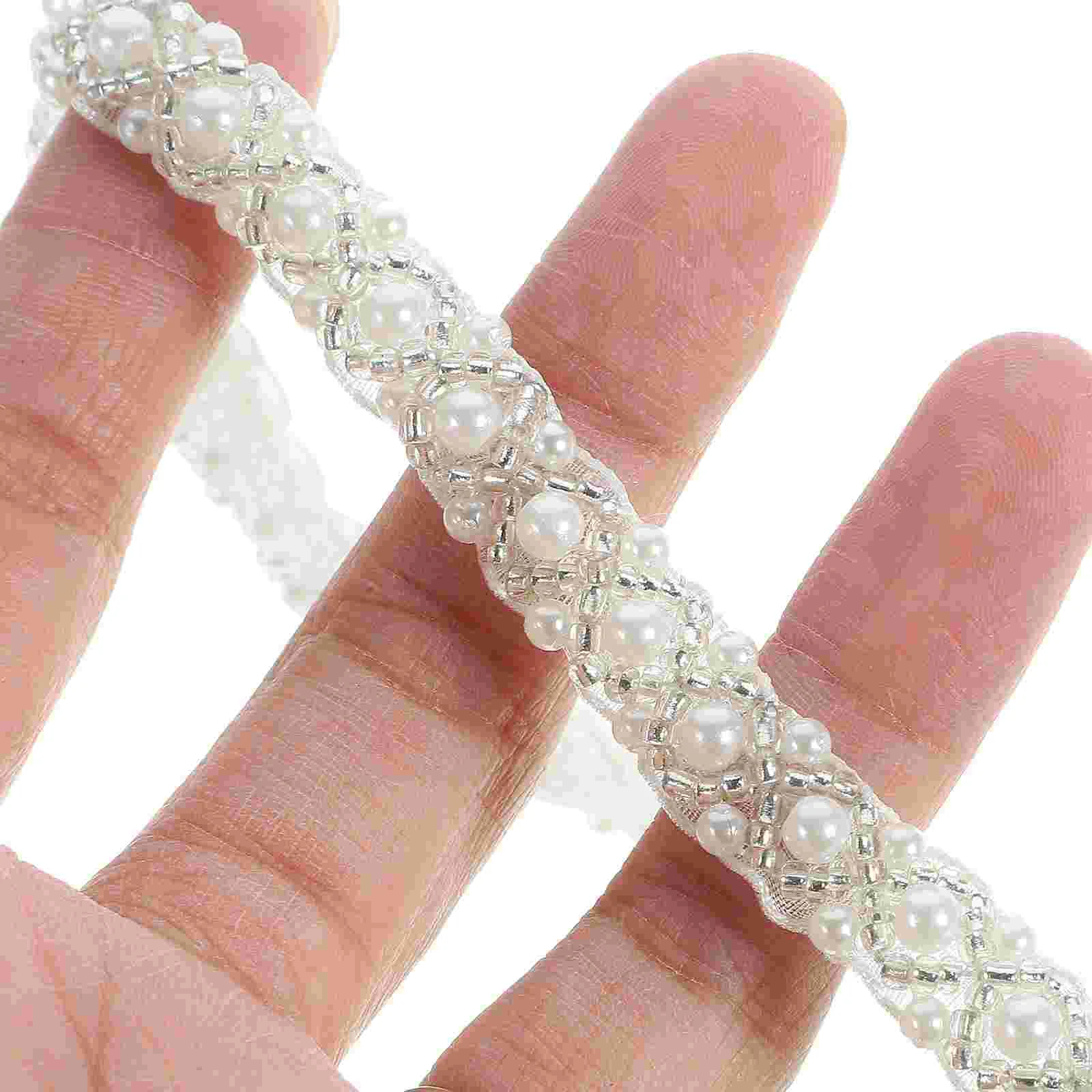 웨딩 원피스 다이아몬드 체인 아플리케, 크리스탈 바느질, 라인석 신부 새시, 스크랩북 장식 못