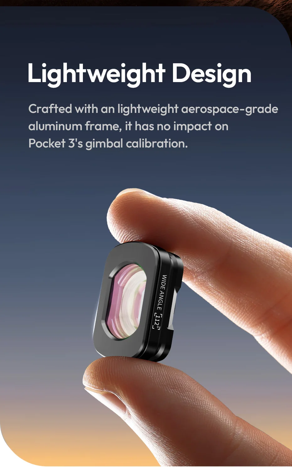 Ulanzi F35 Pocket 3 Magnetic 1.5X Telephoto Lens Wide-Angle Lens for  Osmo Pocke