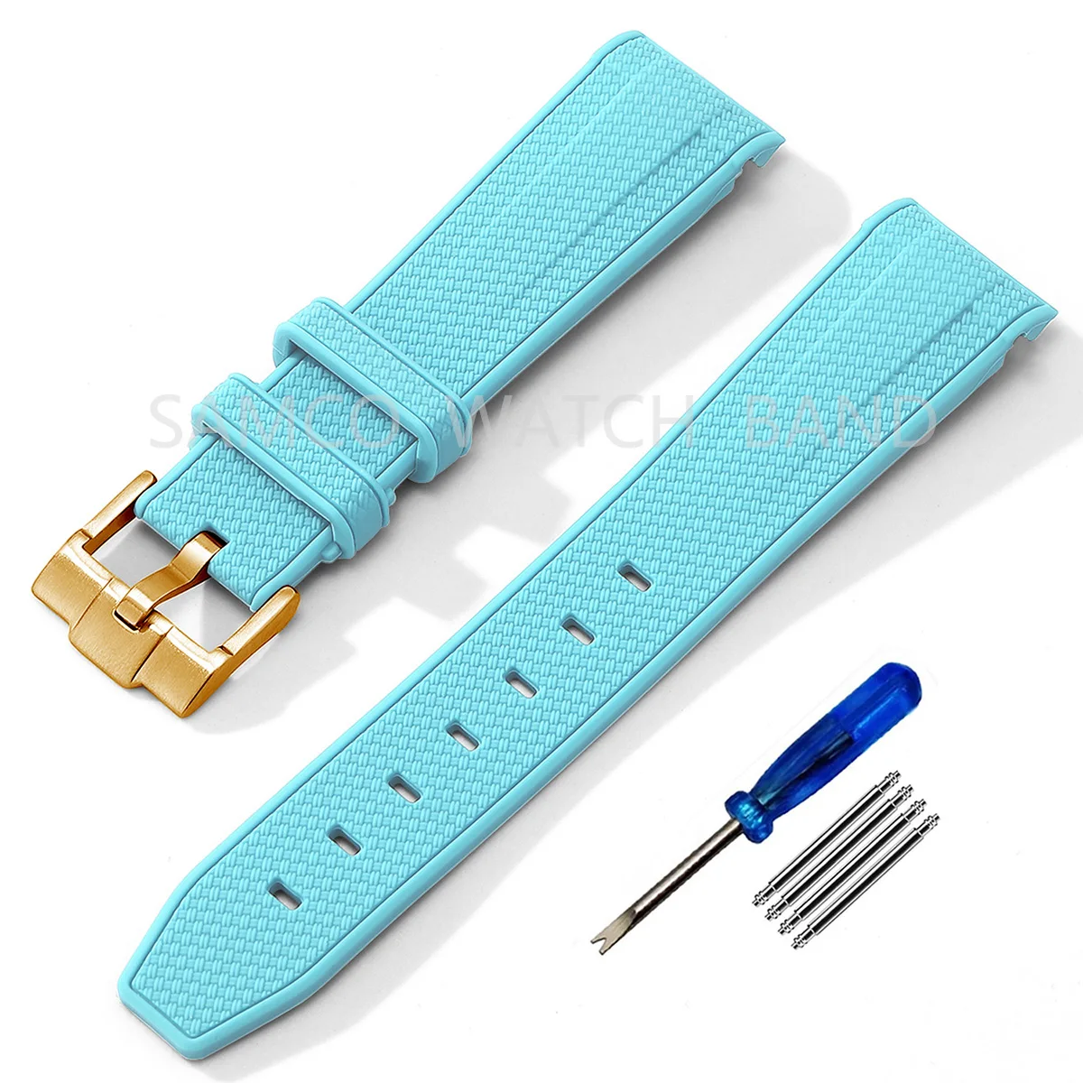Premium Silicone Watch Strap - 20mm Rubber Replacement Band