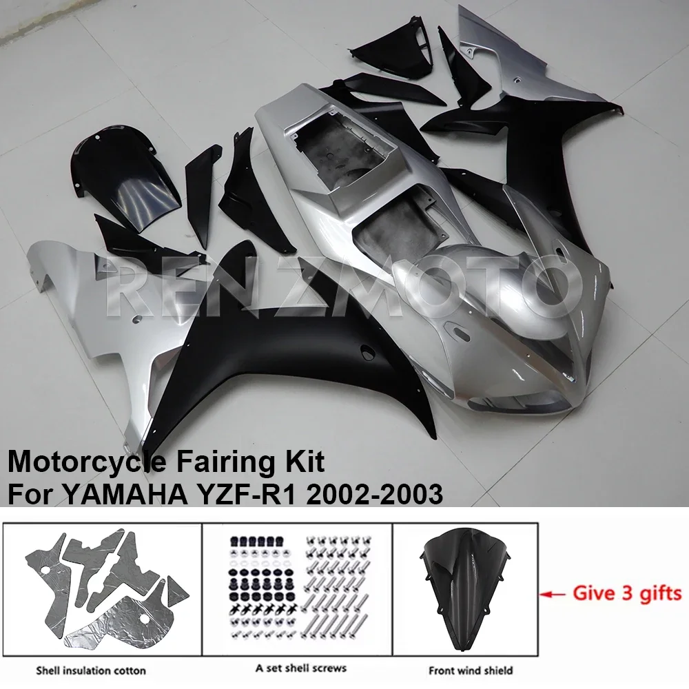 

Motorcycle Fairing Set Body Kit Plastic For YAMAHA YZF-R1 YZF R1 2002-2003 Accessories Injection Bodywork Y1003-107a
