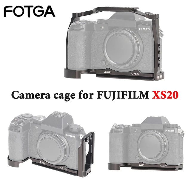 For FUJIFILM XS20 X-S20 Camera Horizontal Vertical Shooting Quick Mounting  Plate