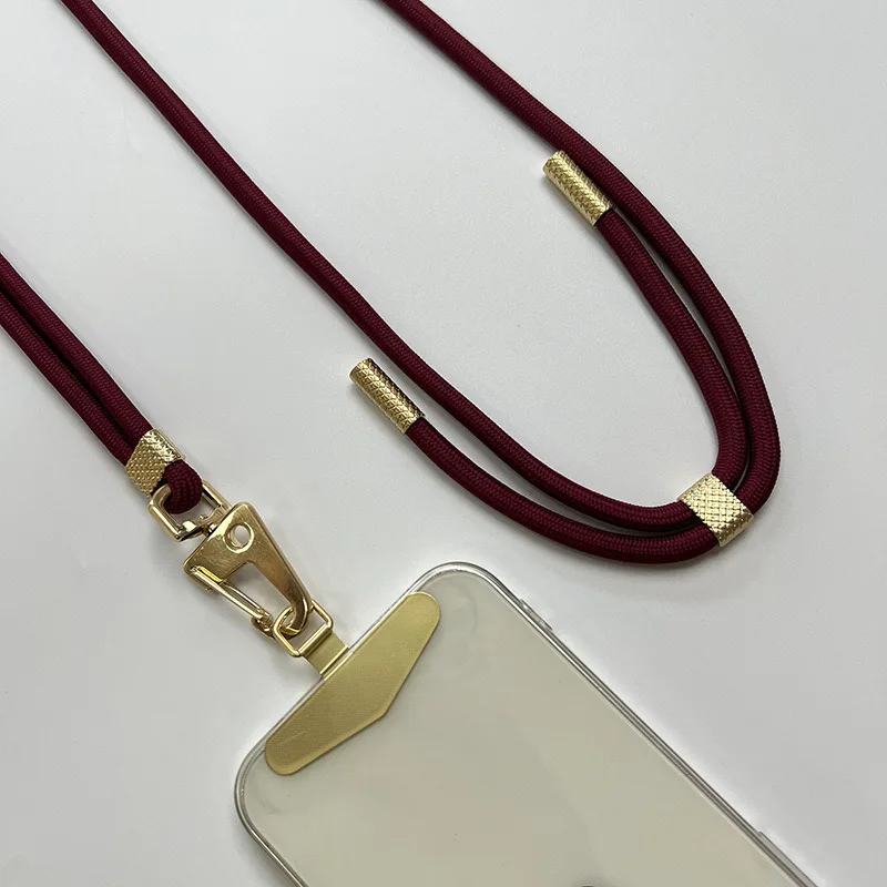 phone suspension rope anti loss rope adjustable and extendable nylon cloth detachable suspension rope Mobile phone lanyard 2