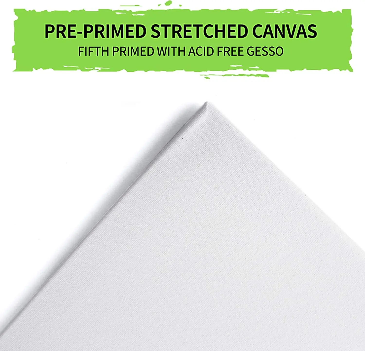 4 Pieces/set Stretched Canvases for Painting Primed White 100