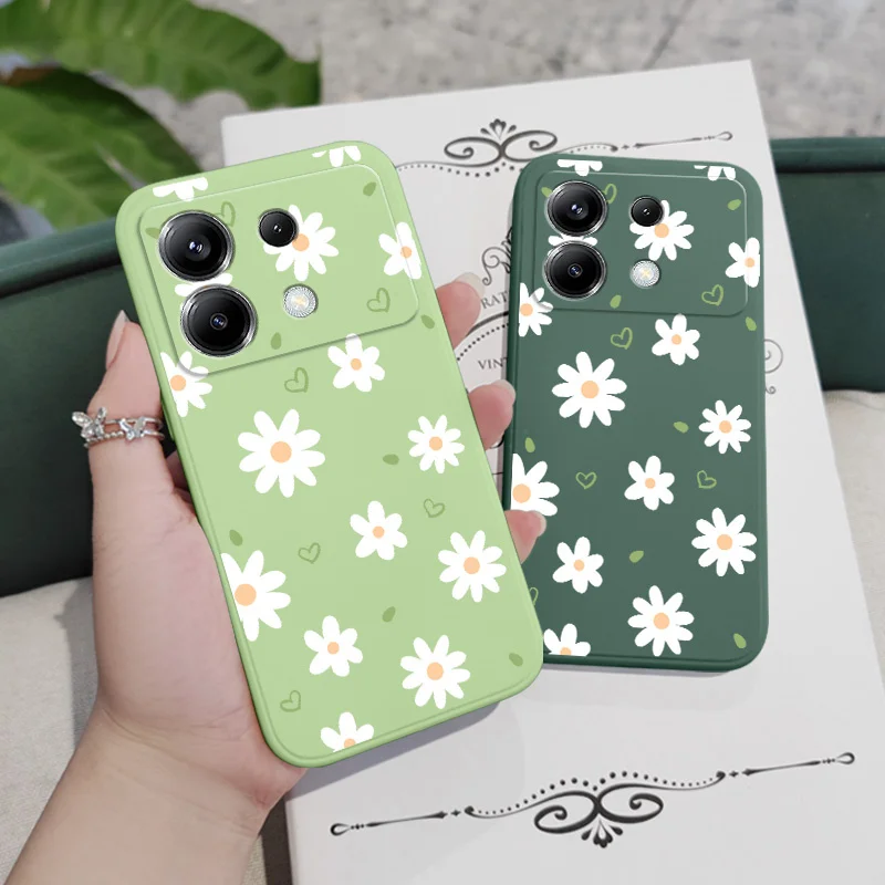 Tender Daisy Silicone Phone Case Cover