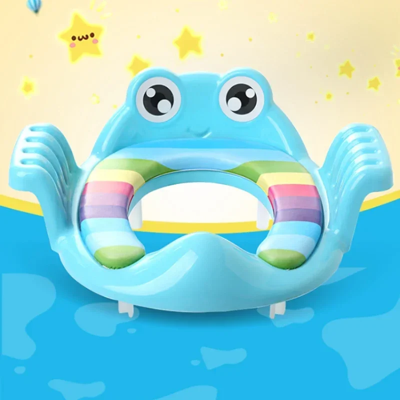 Baby Toilet Potty Seat Children Potty Safe Seat with Armrest for Girls Boy Toilet Training Outdoor Travel Infant Potty Cushion 3