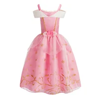 Bébé fille Raiponce Costume enfants la Belle au bois dormant Belle Sofia robe enfants Halloween carnaval fête princesse robe fille déguisement 4