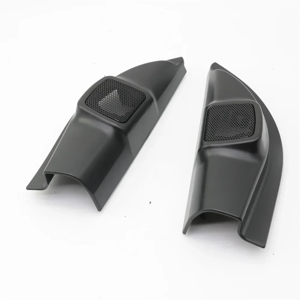 Car Tweeter Refitting Audio Door Angle Gum Speaker Cover Boxes Mounts 2PCS for Mazda 2 M2 2008 -