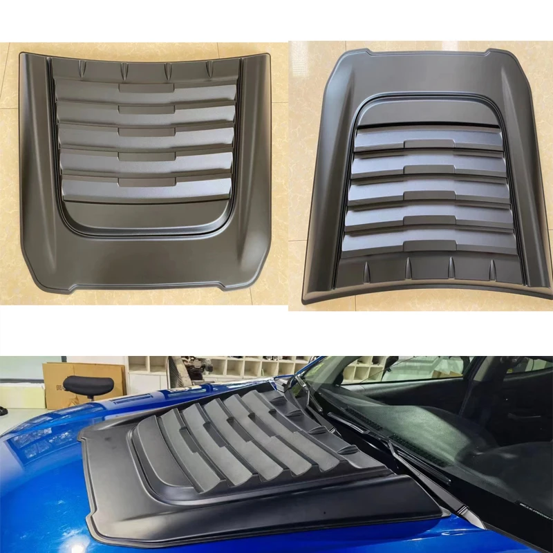 Black Scoop Hood Cover For Mitsubishi L200 Triton Pajero Sport