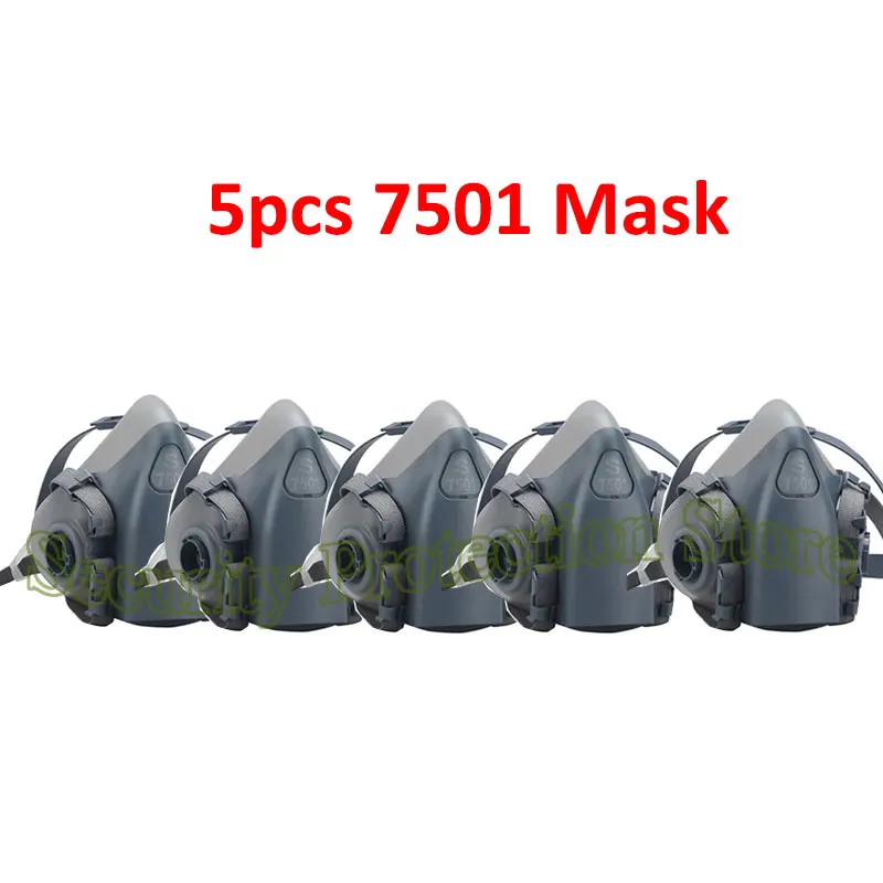5pcs 7501 Gas Mask