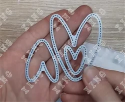 Special Sale Hollow Heart Shape Metal Cutting Dies Mold New Diy Scrapbooking Cut Die Paper Craft Knife Mould Blade Punch Stencil