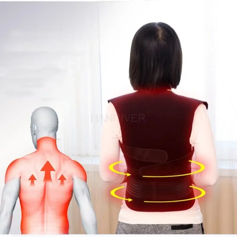 Tourmaline Fever Shoulder Shirt Shoulder Guard Back Guard Belt Back Warm Vest Men's and Women's Vest Vest